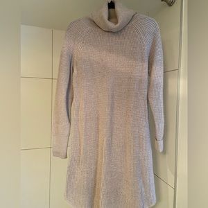 Light Grey Turtleneck dress